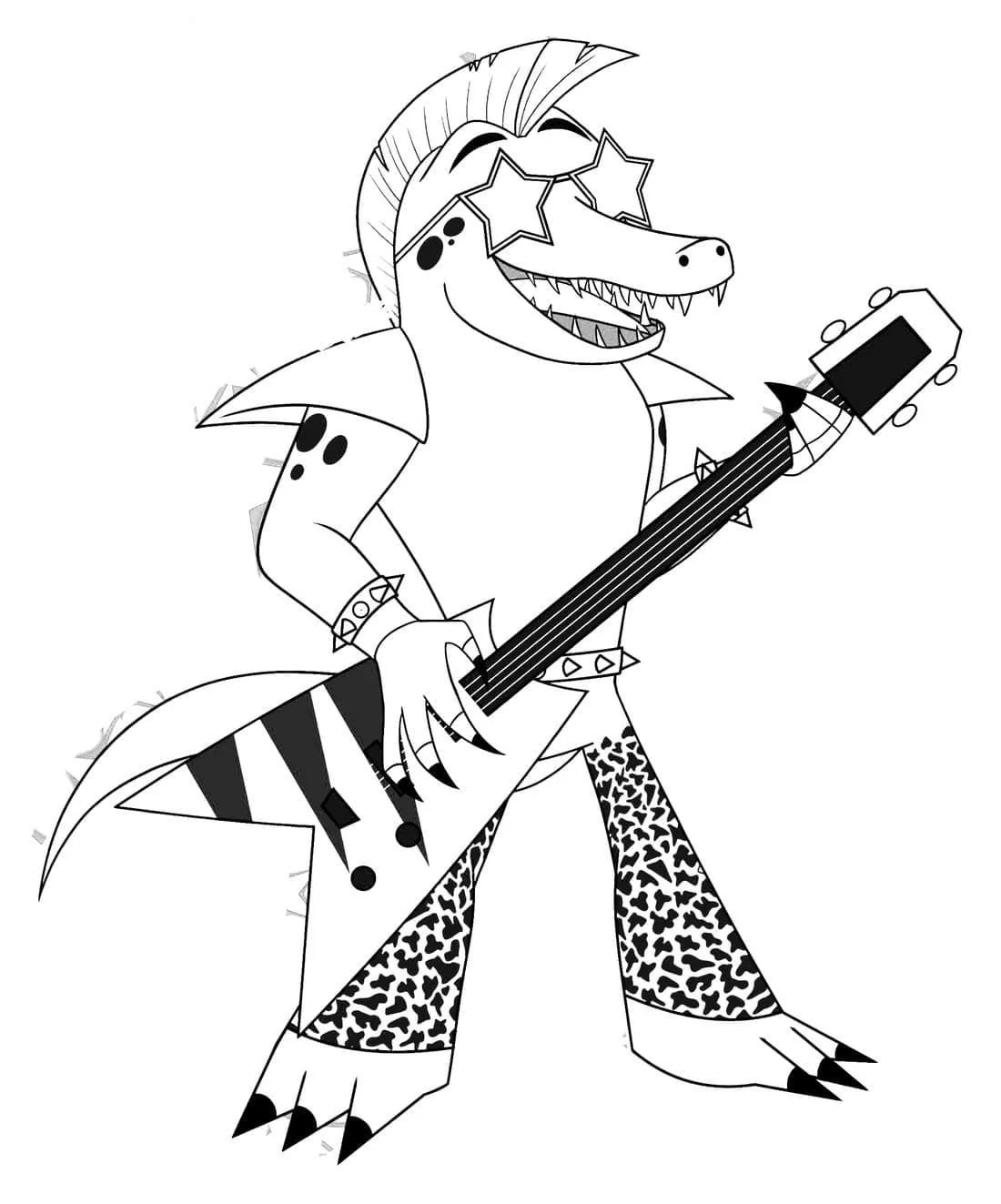 Montgomery Gator Ausmalbilder 26