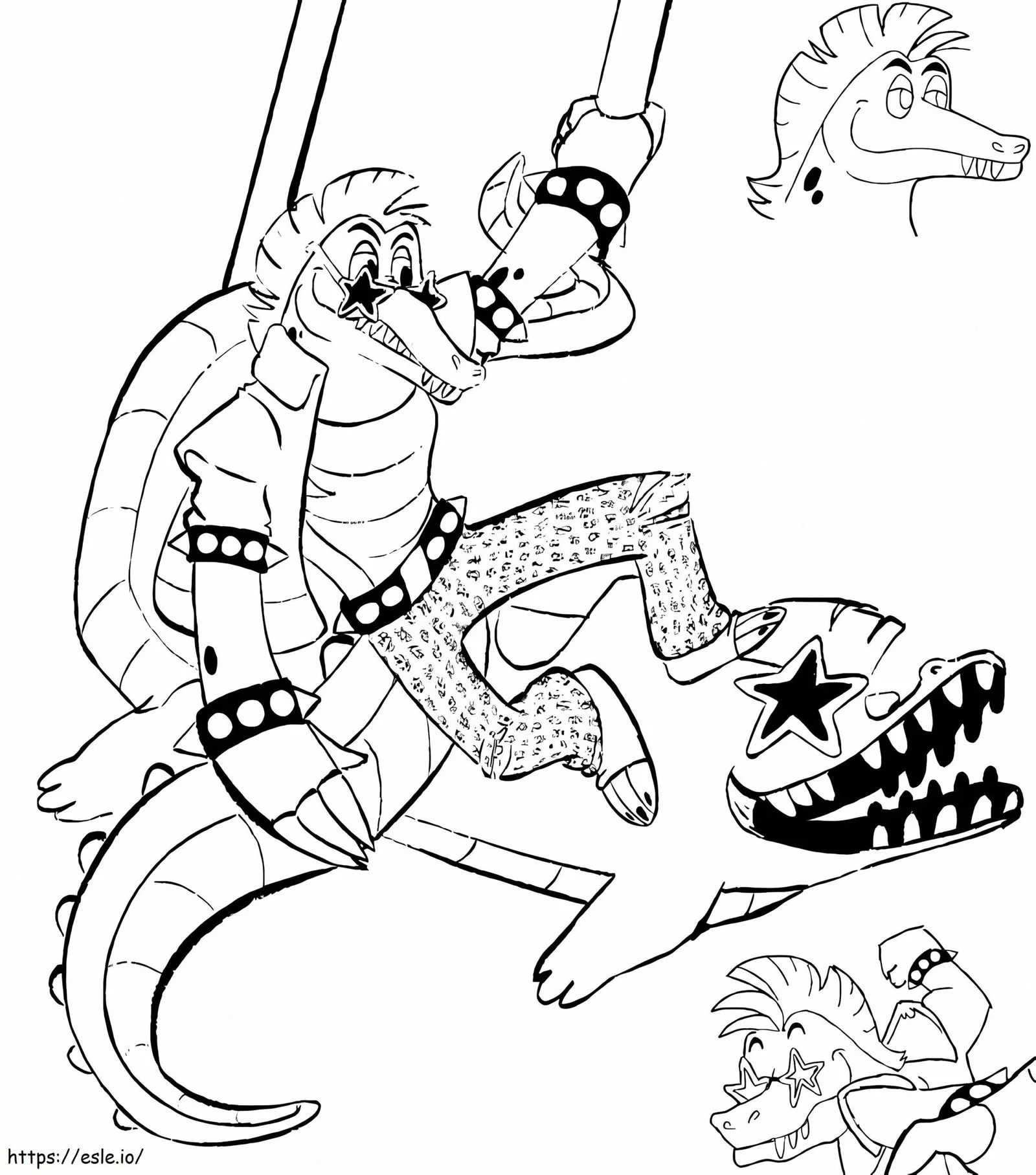 Montgomery Gator Ausmalbilder 9