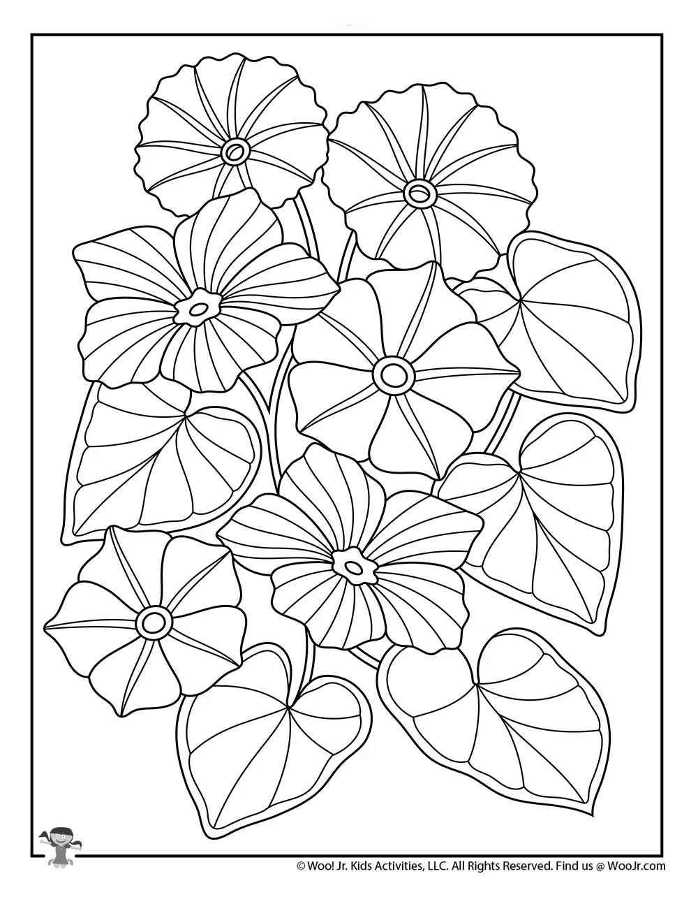 Desenhos de Gloria-Da-Manha Para Colorir 8