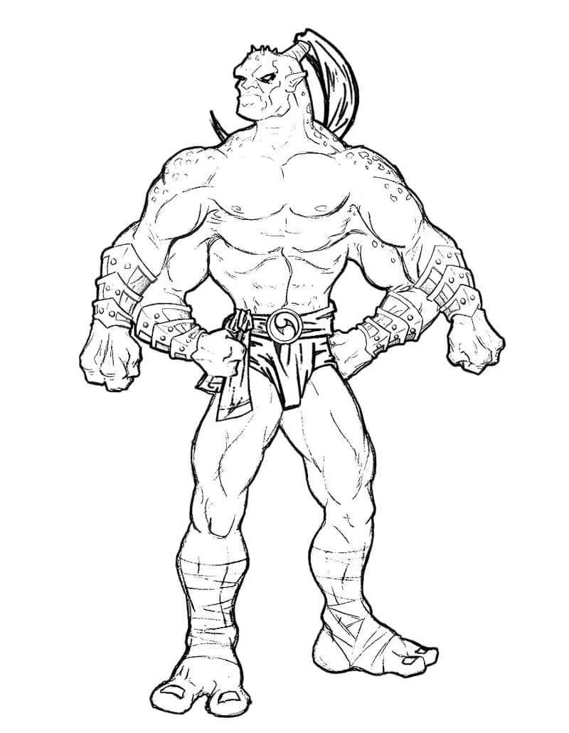Desenhos de Mortal Kombat Para Colorir 106