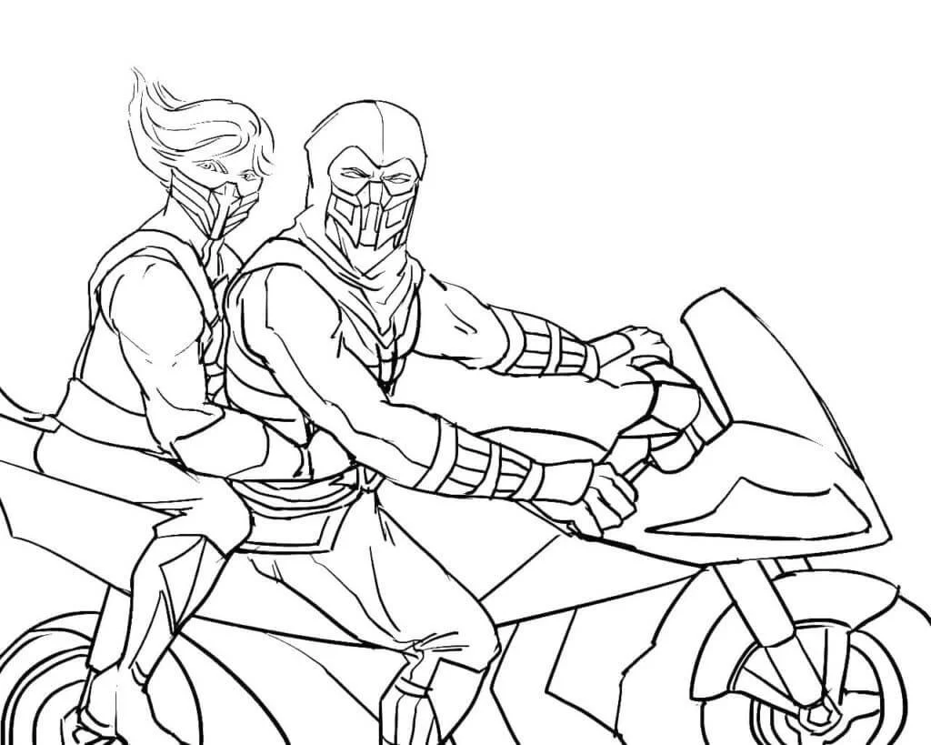 Mortal Kombat Ausmalbilder 112