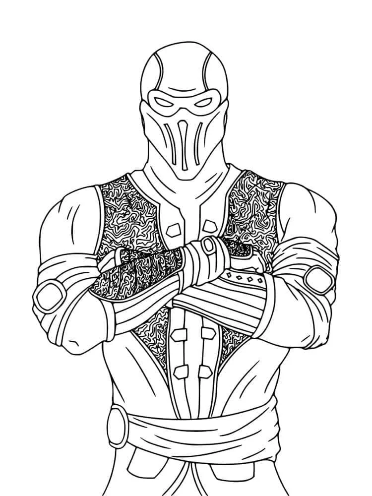 Mortal Kombat Para Colorear 48