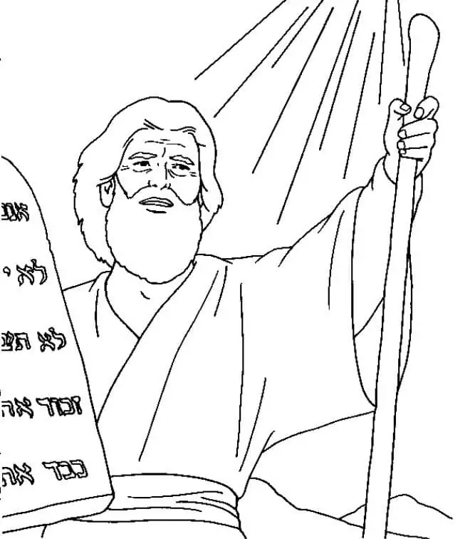Moses Ausmalbilder 21