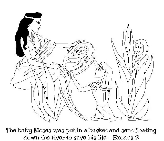 Moses Ausmalbilder 27