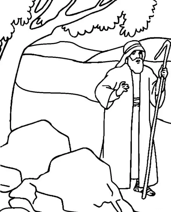 Moses Ausmalbilder 39