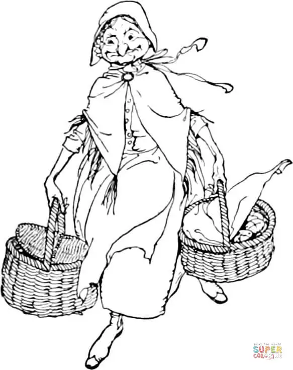 Mother Goose Nursery Rhymes coloring pages 29