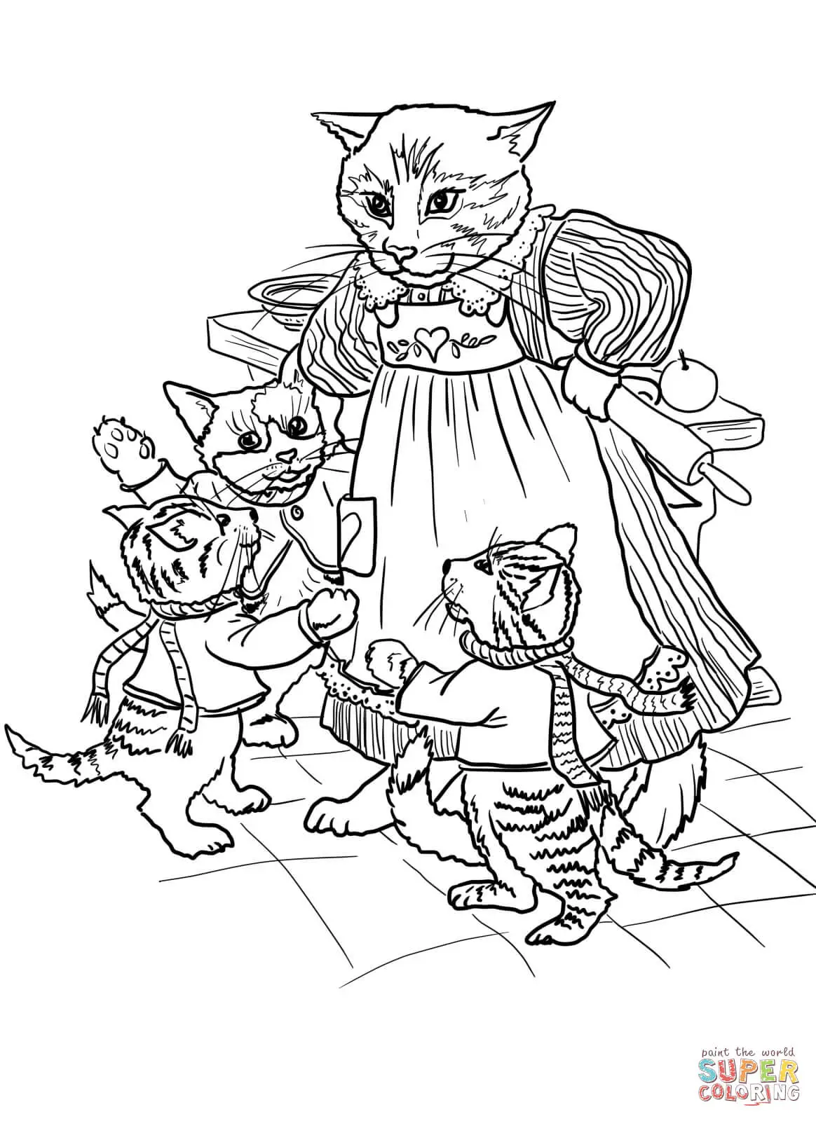 Mother Goose Nursery Rhymes coloring pages 43