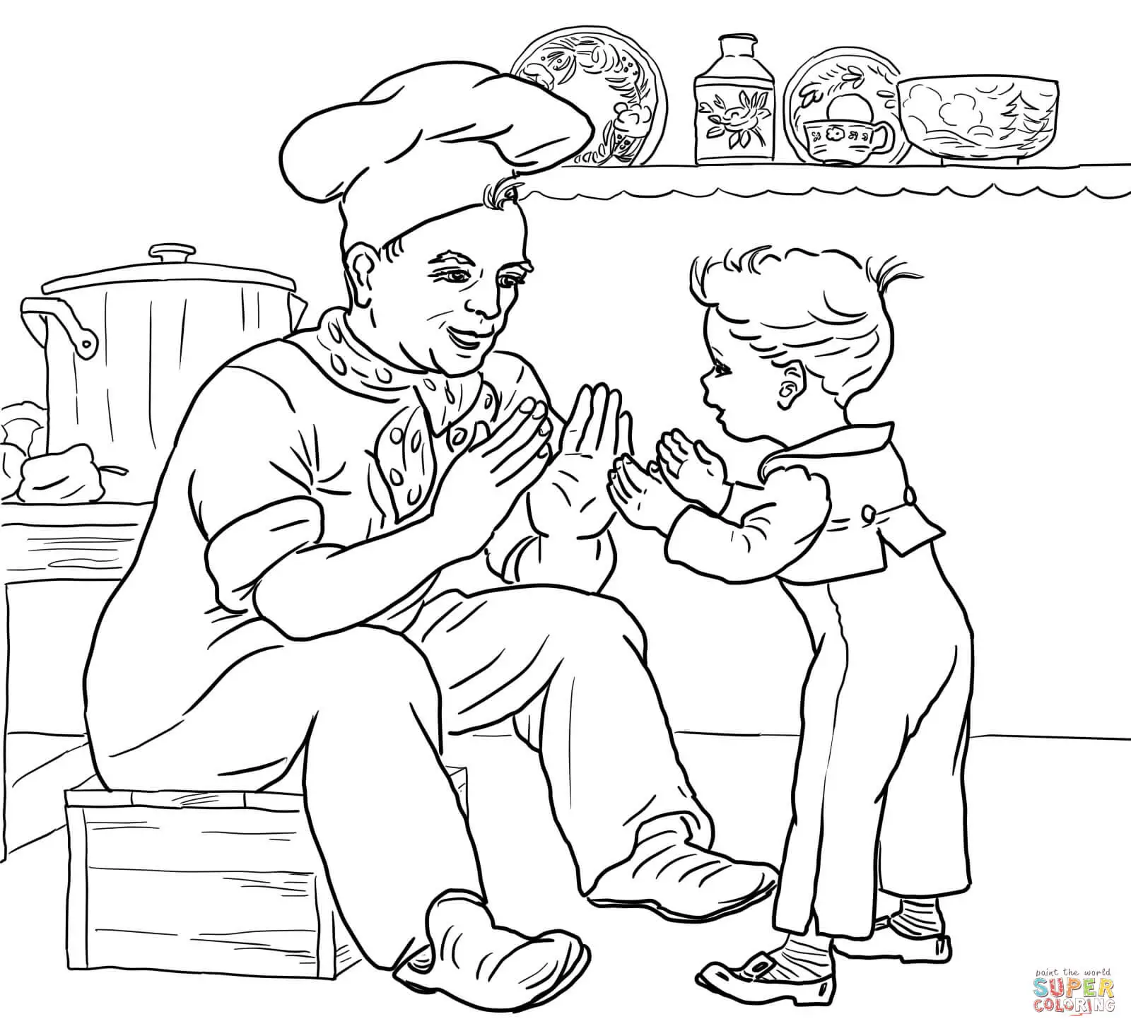 Mutter Gans Kinderreime Ausmalbilder 49