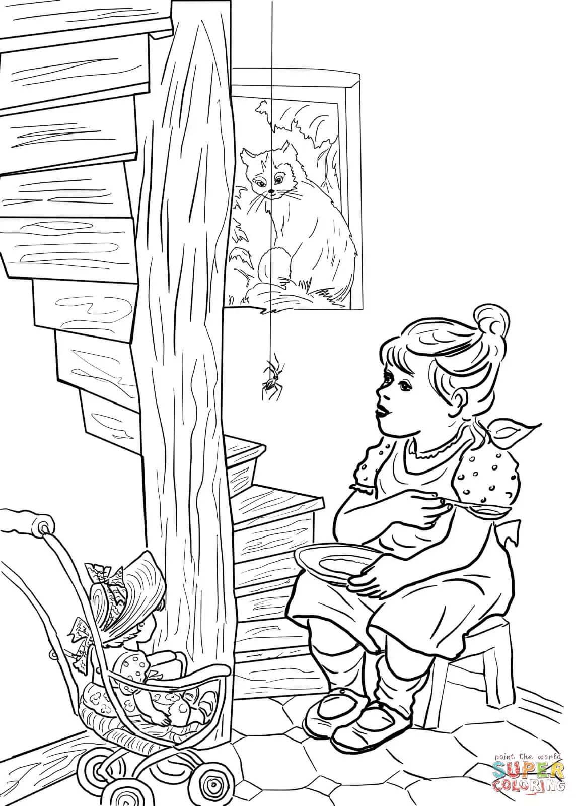 Mother Goose Nursery Rhymes coloring pages 55