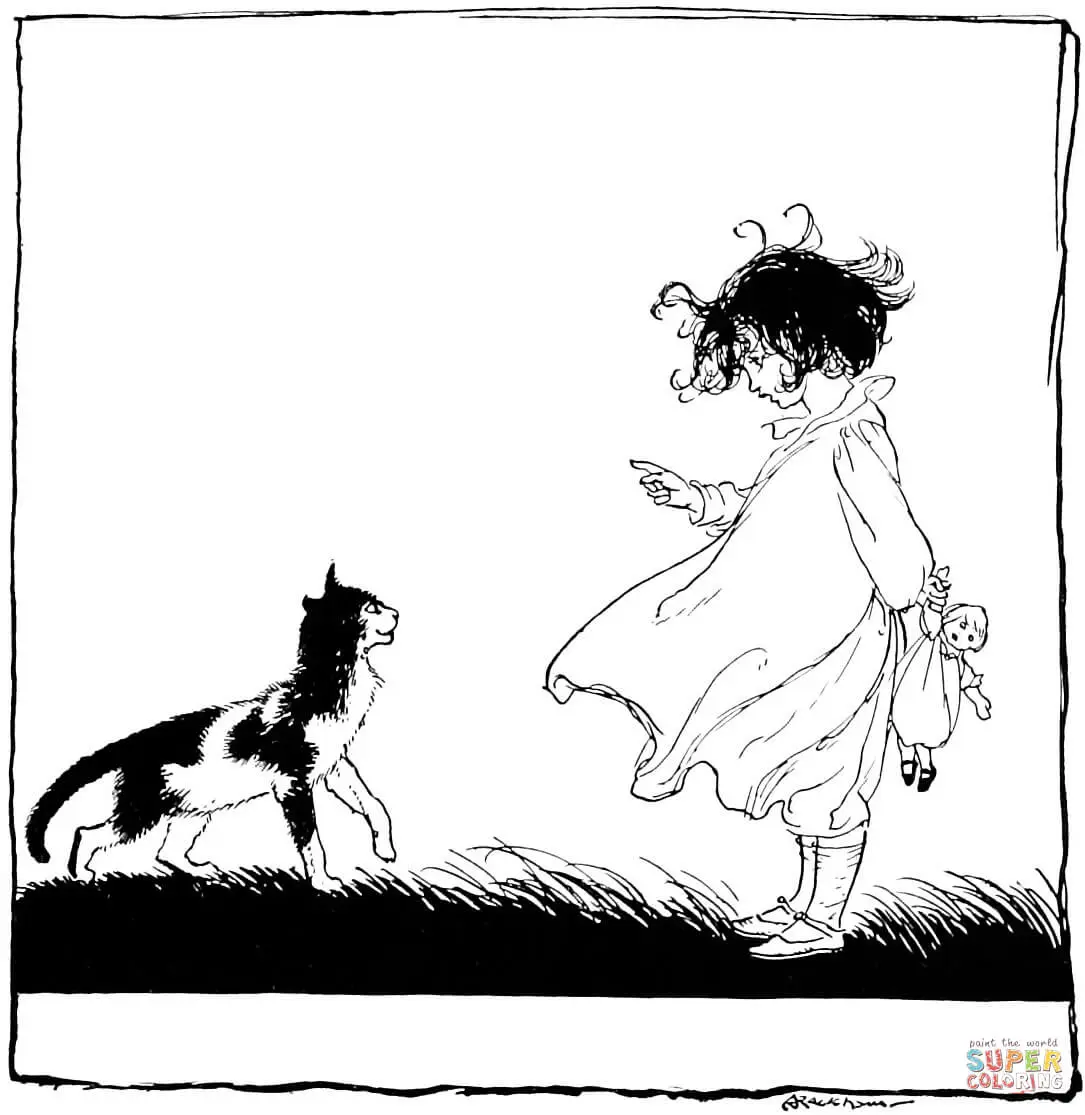 Mother Goose Nursery Rhymes coloring pages 9