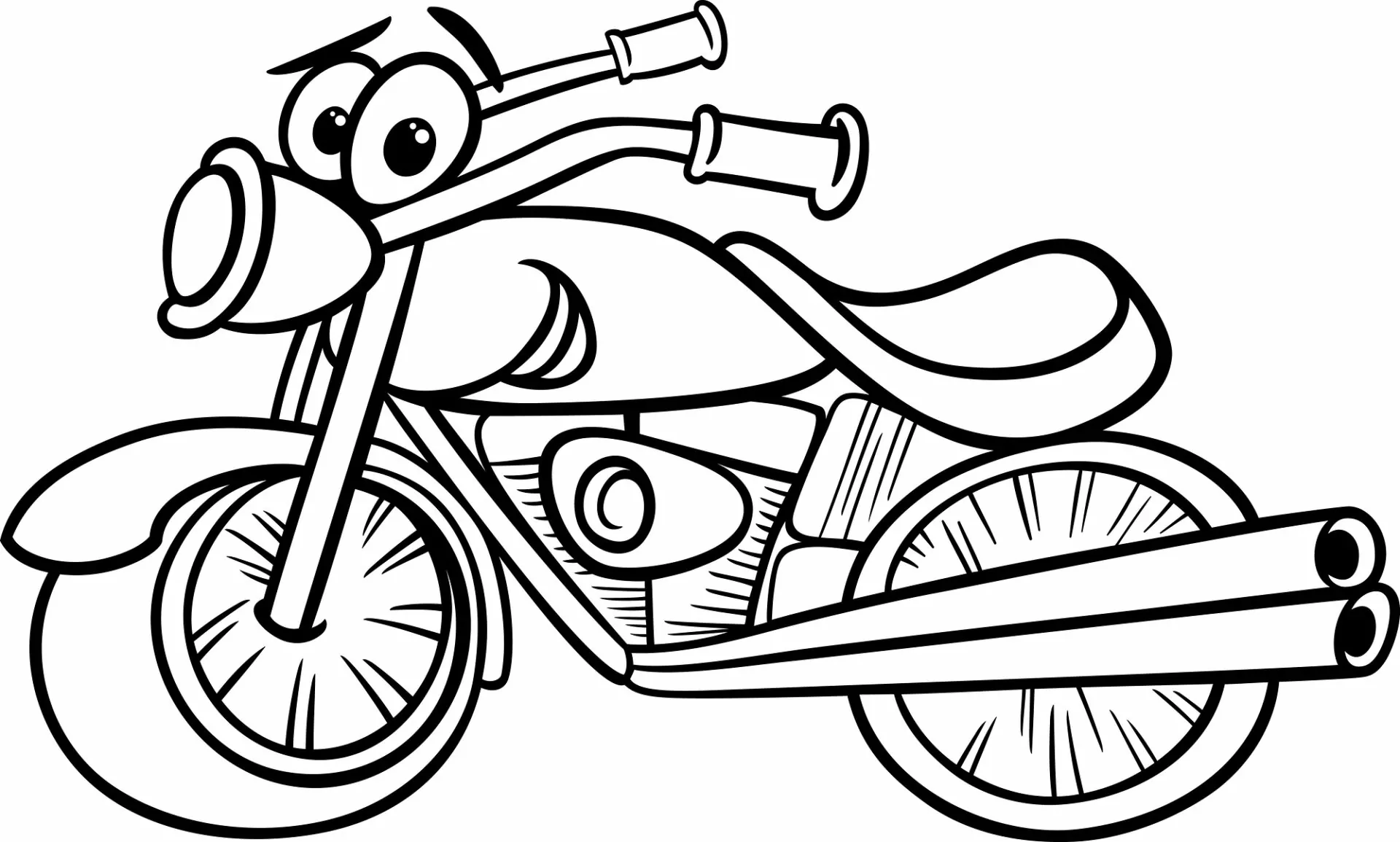Motorrad Ausmalbilder 42
