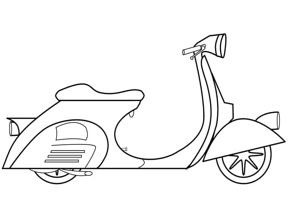 Motorcycle Coloring Pages