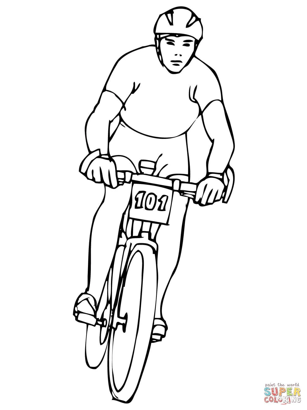 Desenhos de Fazendo Ciclismo Na Montanha Para Colorir 15