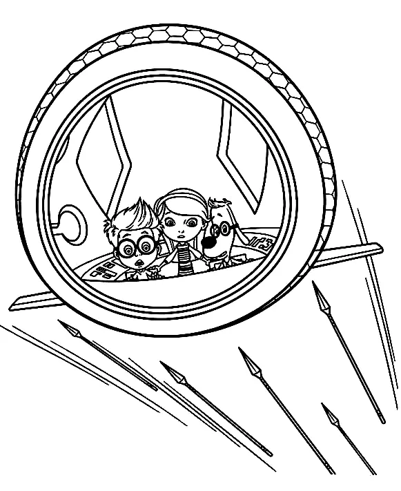 Mr Peabody and Sherman Coloring Pages 15