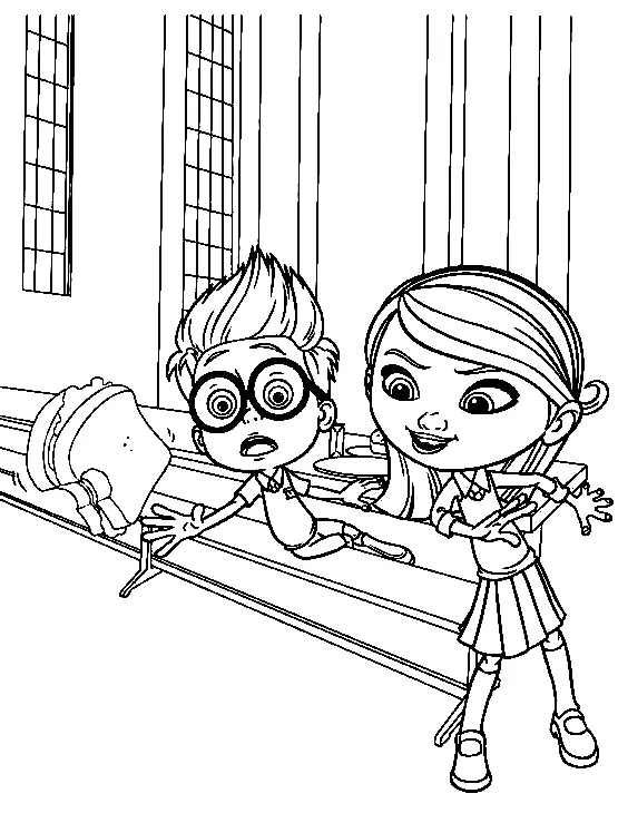 Mr Peabody und Sherman Ausmalbilder 4