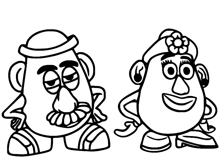 Mr Potato Head Ausmalbilder 13