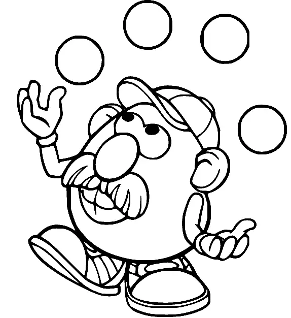 Mr Potato Head Ausmalbilder 15