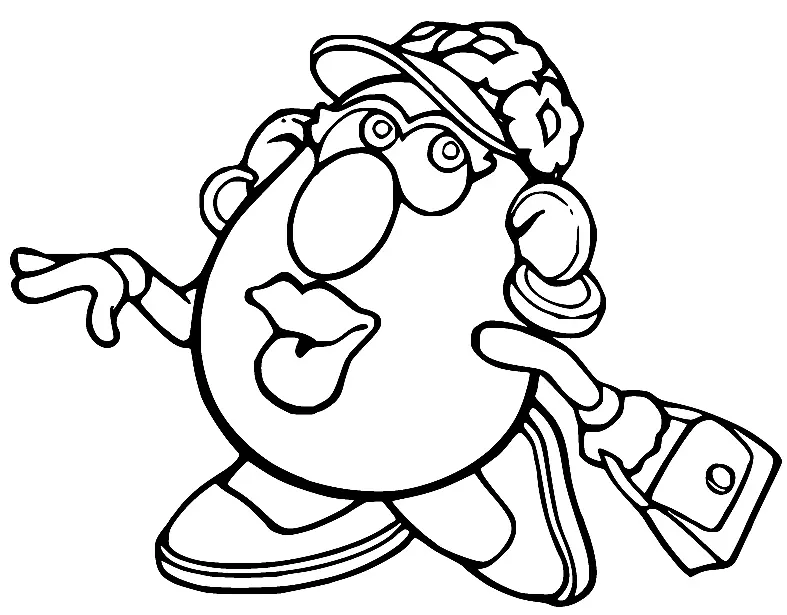 Desenhos de Sr Cabeca de Batata Para Colorir 21