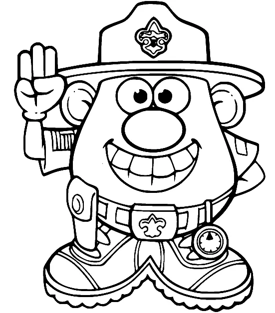 Mr Potato Head Para Colorear 25