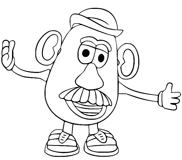 Mr Potato Head Coloring Pages 3