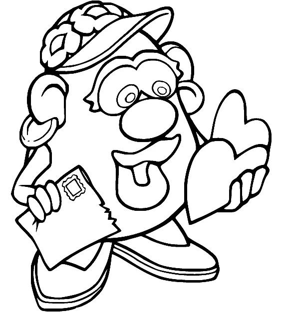 Mr Potato Head Ausmalbilder 69