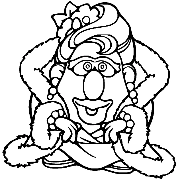 Desenhos de Sr Cabeca de Batata Para Colorir 76