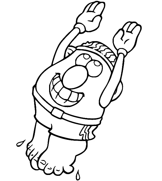 Mr Potato Head Para Colorear 82