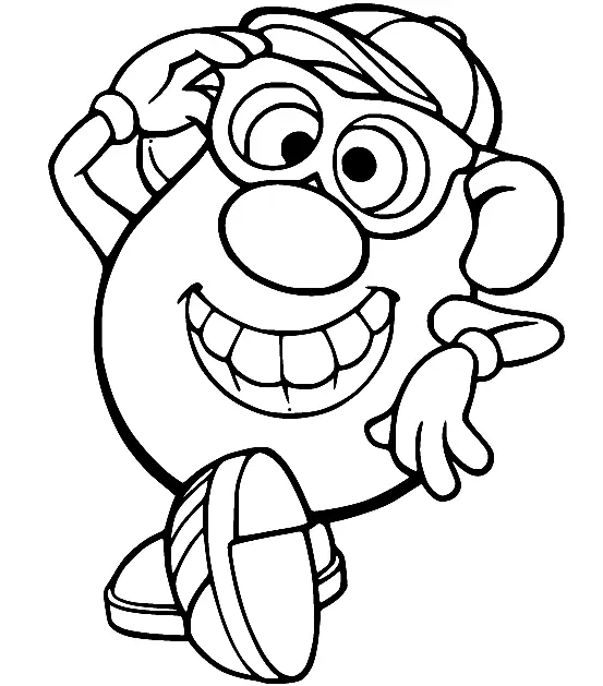 Desenhos de Sr Cabeca de Batata Para Colorir 9