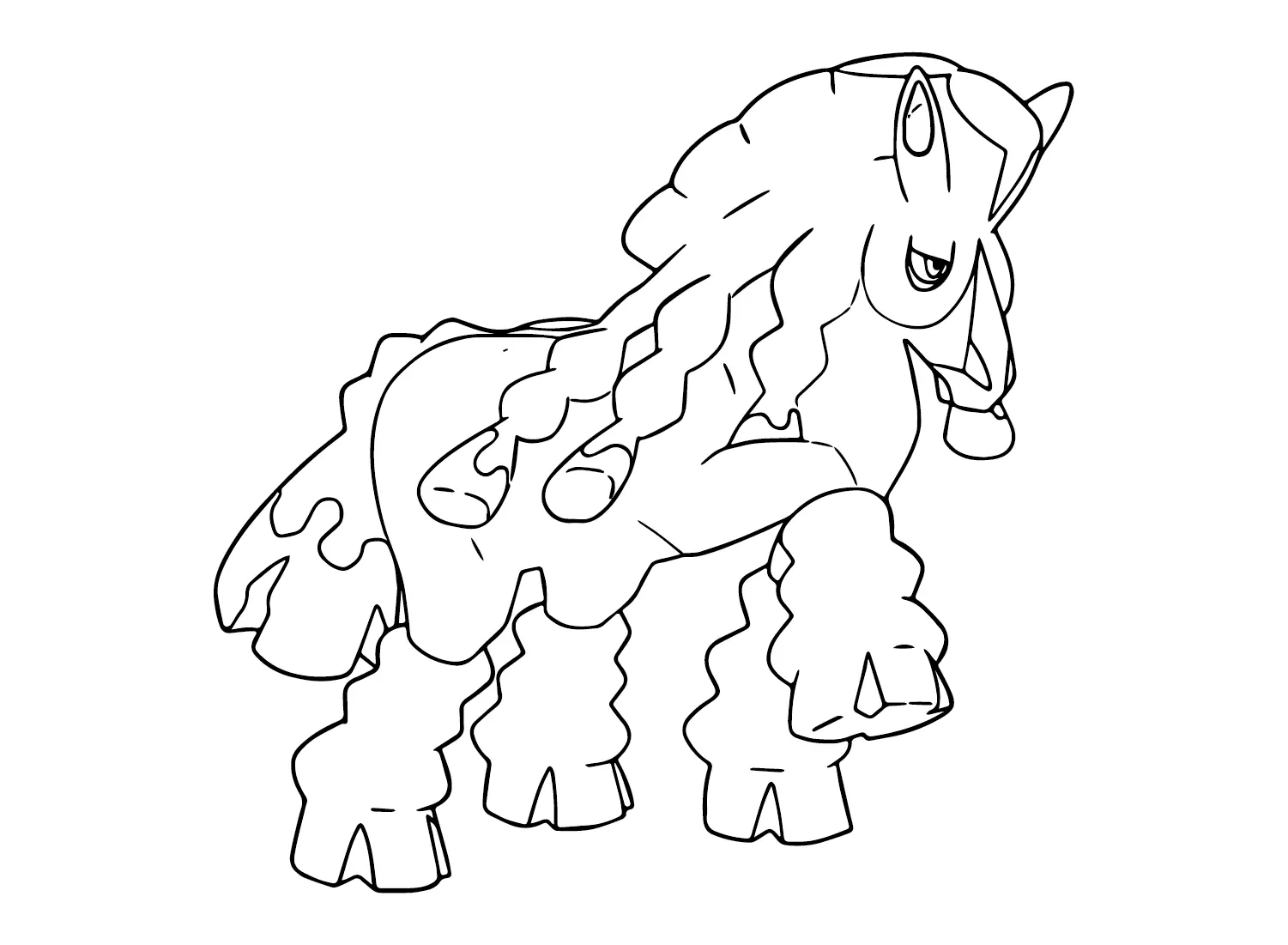 Mudsdale Ausmalbilder