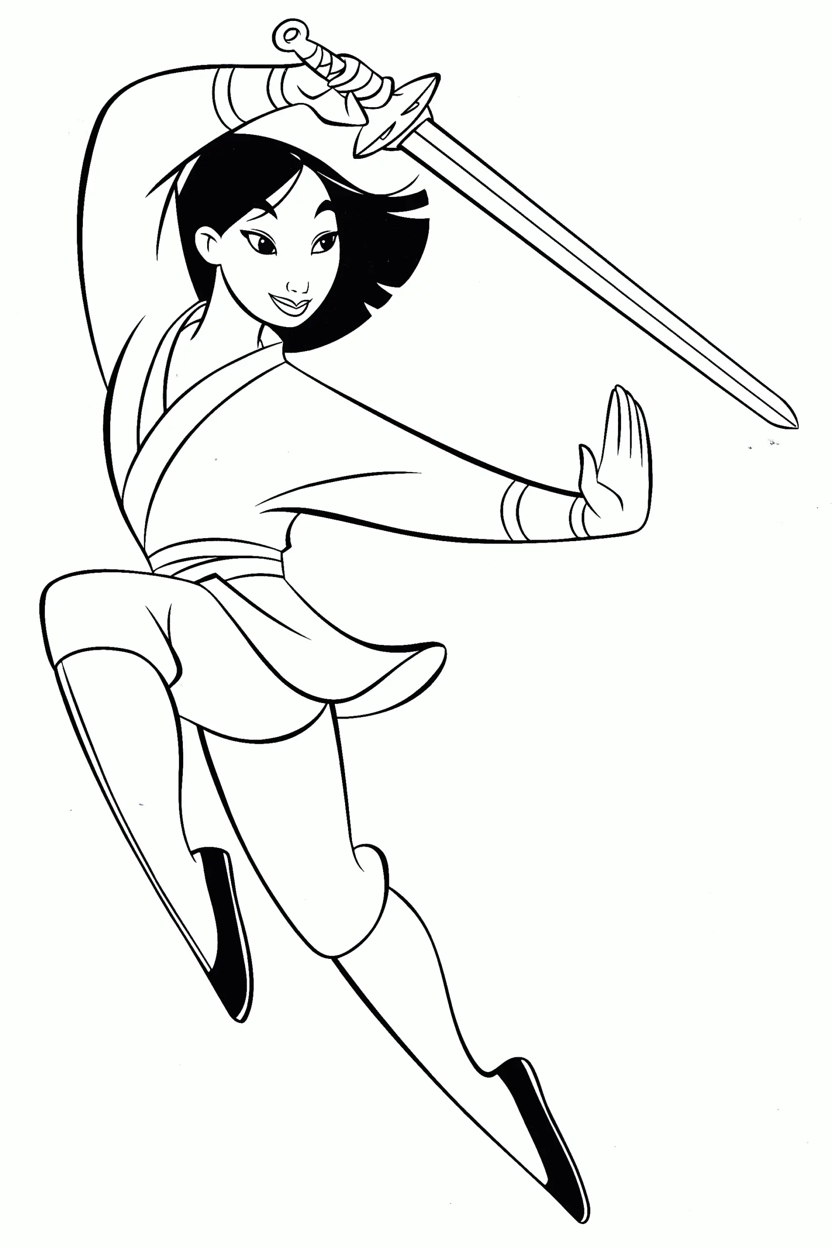 Mulan Ausmalbilder 12