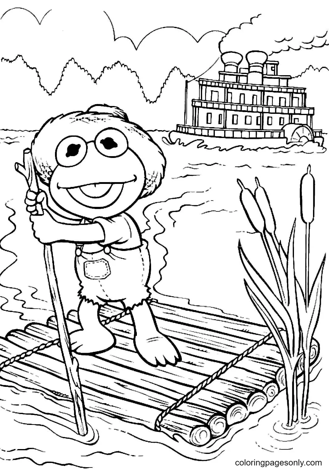 Muppet Babies Coloring Pages 14