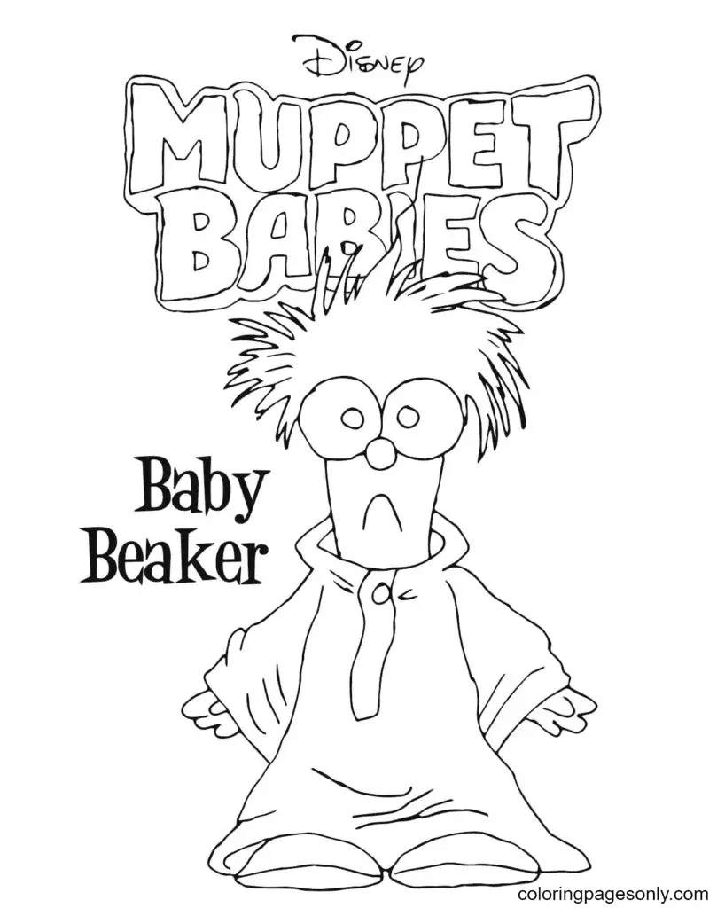 Muppet Babies Coloring Pages 9