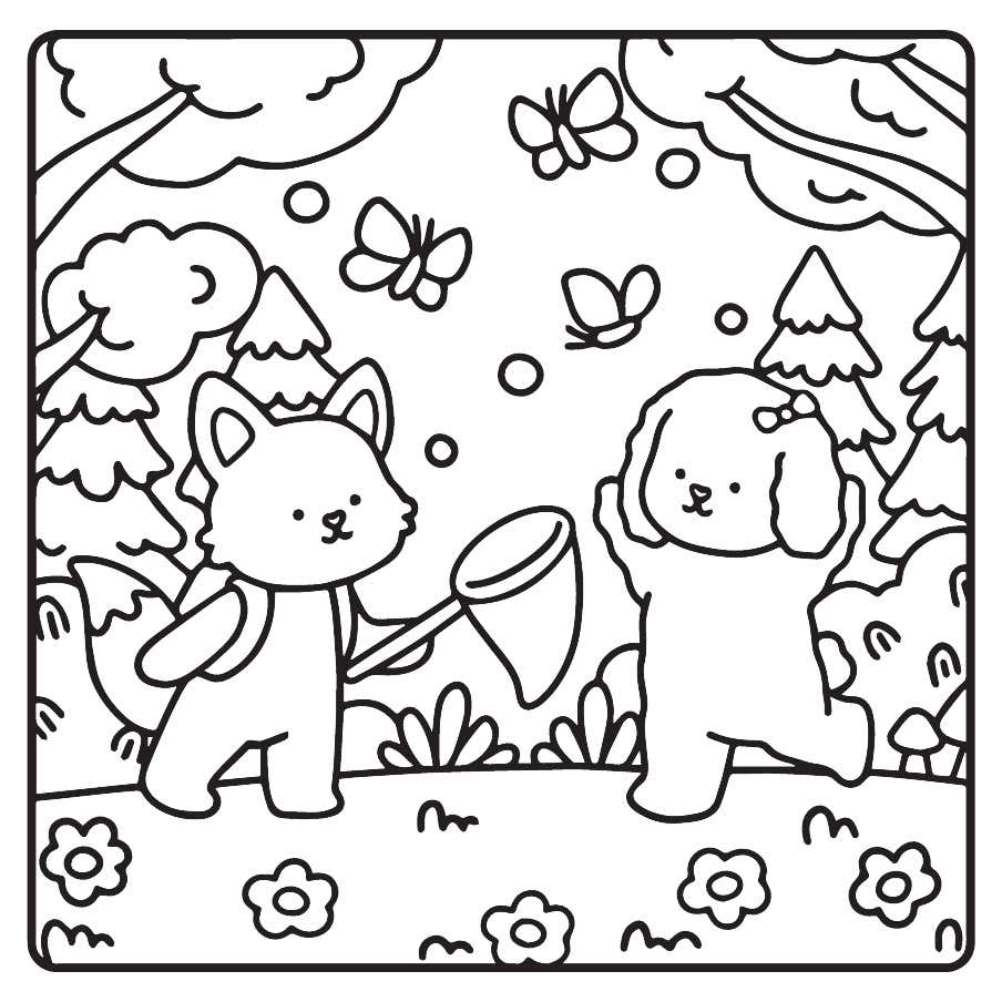 My Fuzzy Buddies Coloring Pages 11