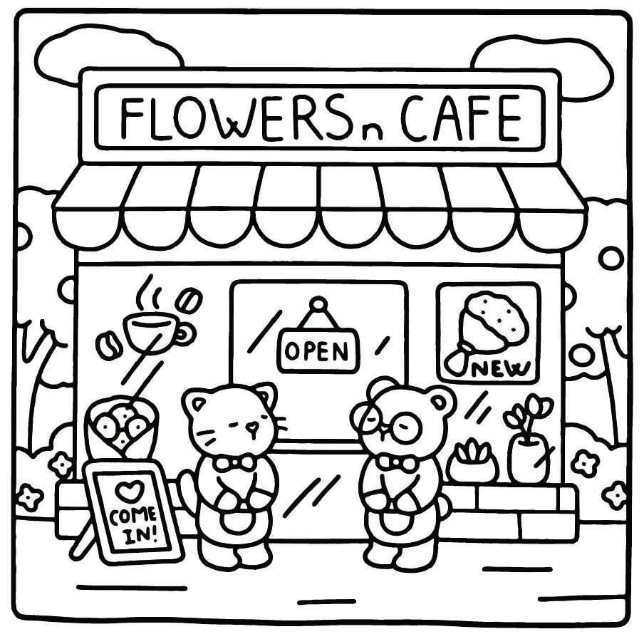 My Fuzzy Buddies Coloring Pages 26