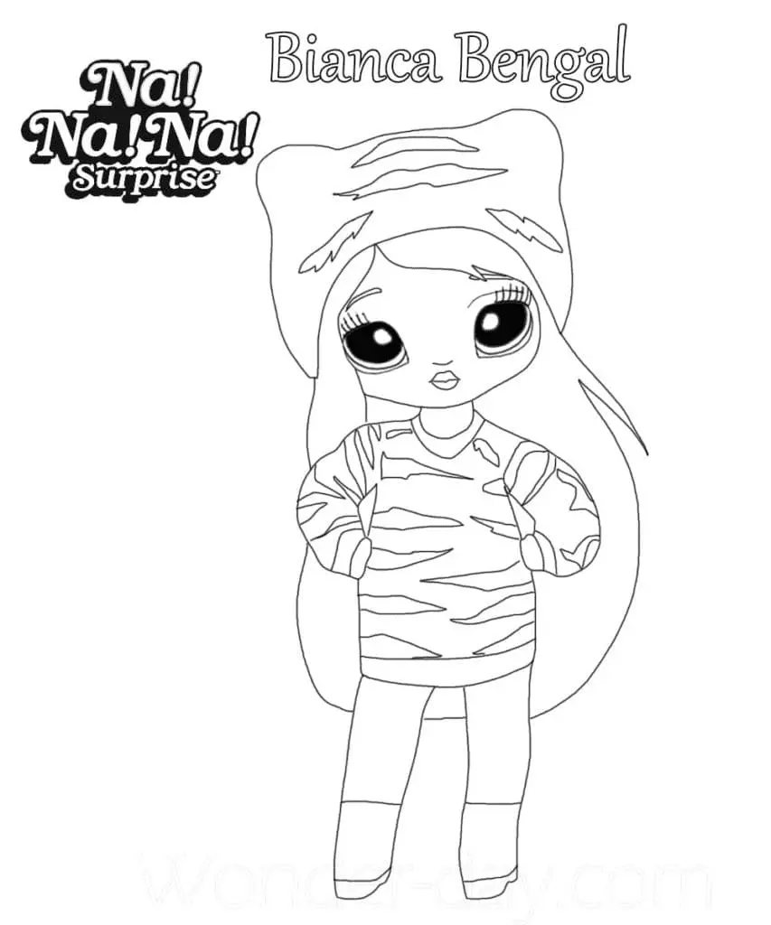 Na Na Na Surprise Coloring Pages 12