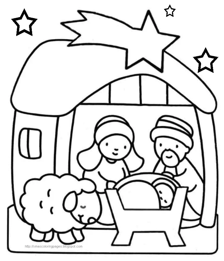 Nativity Of Jesus Coloring Pages 23