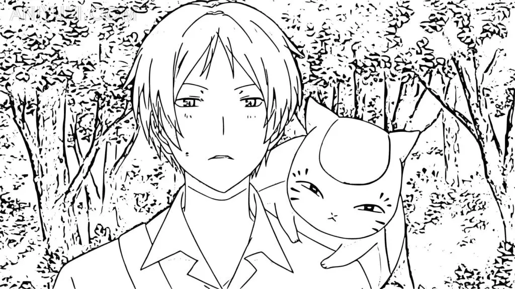 Natsume Yuujinchou Coloring Pages 12