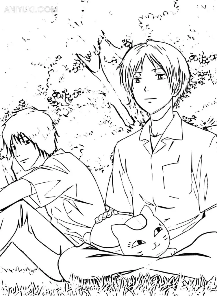 Natsume Yuujinchou Coloring Pages 16