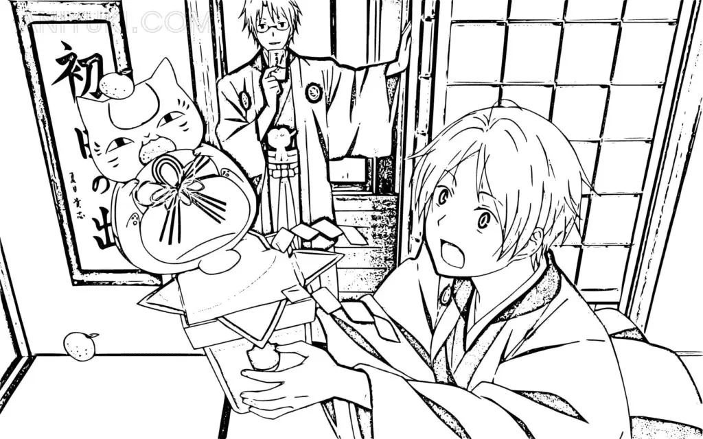 Natsume Yuujinchou Coloring Pages 25