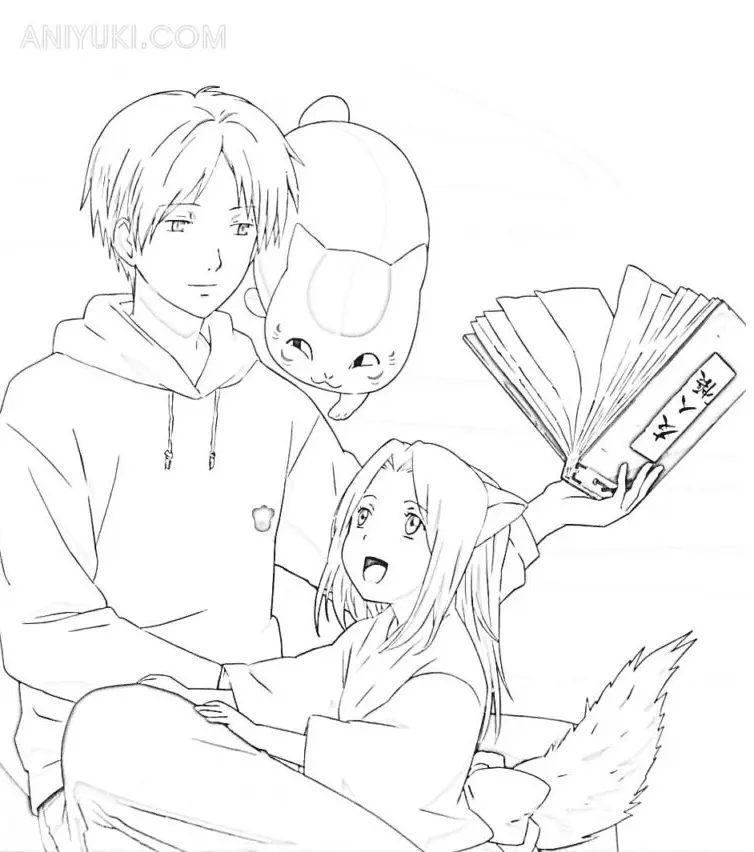 Natsume Yuujinchou Coloring Pages 31