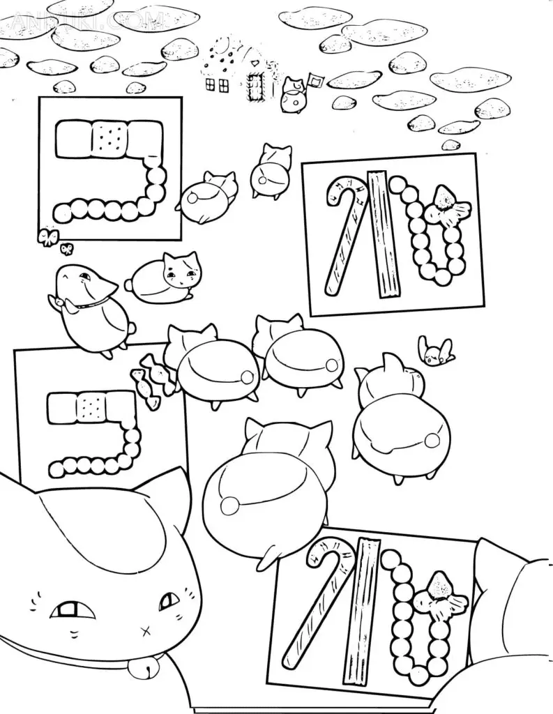 Natsume Yuujinchou Coloring Pages 32