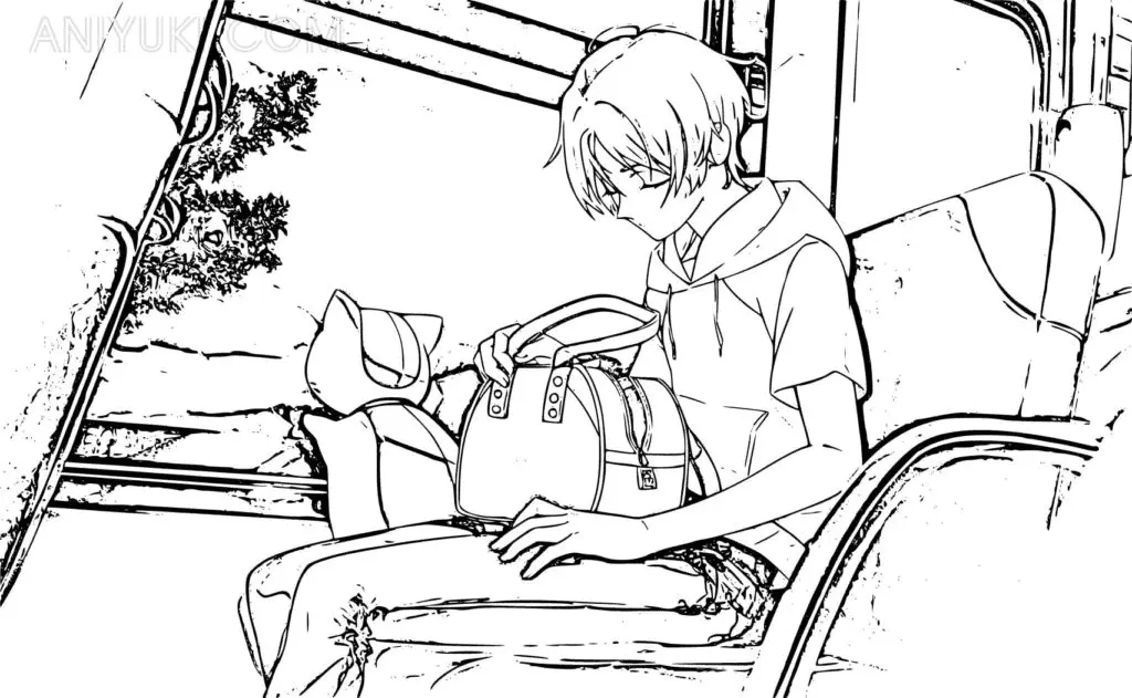 Natsume Yuujinchou Coloring Pages 9