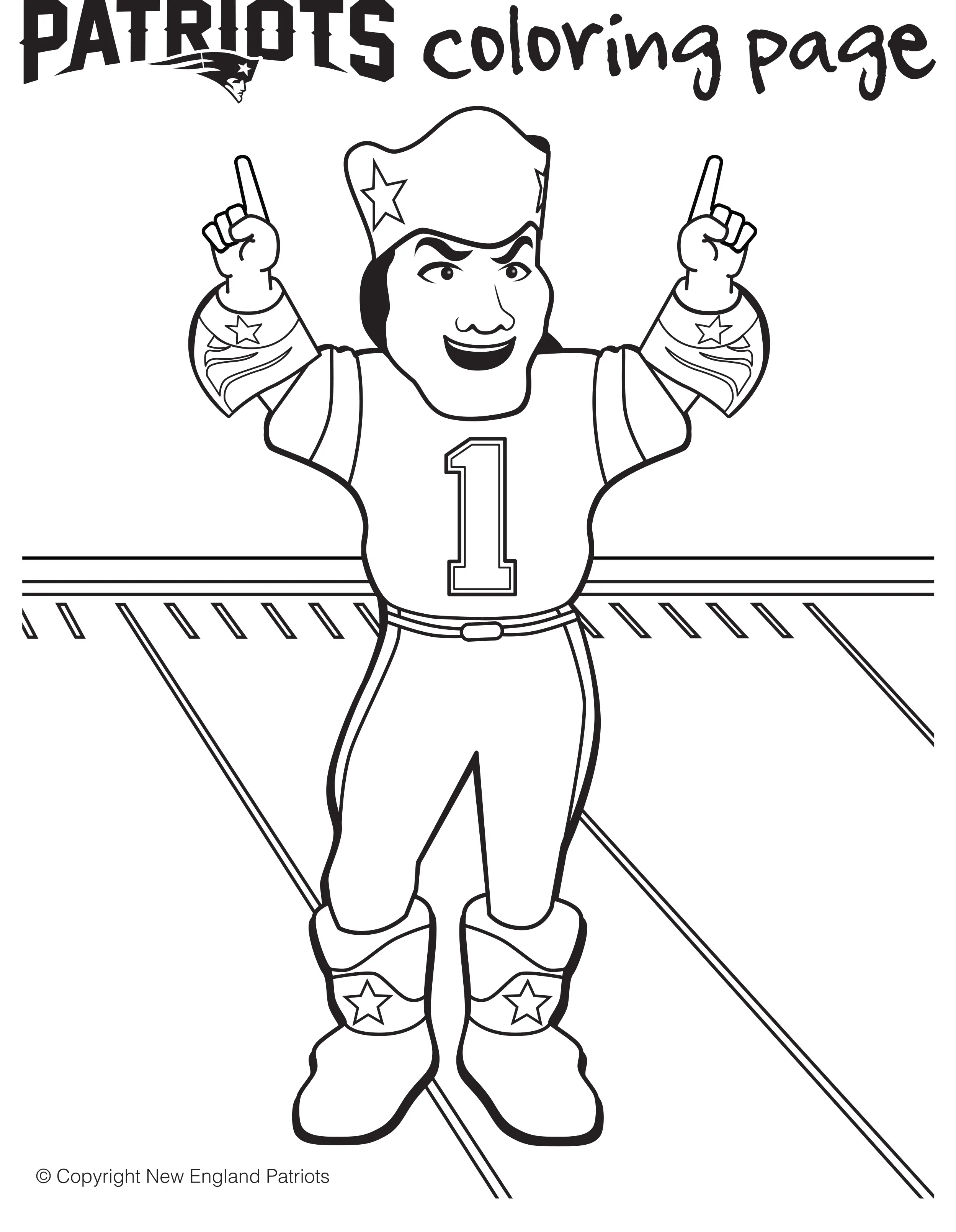 New England Patriots Coloring Pages 25
