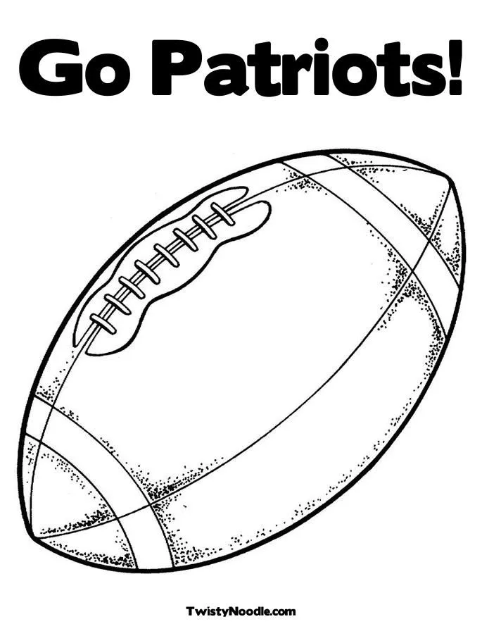 New England Patriots Coloring Pages 29
