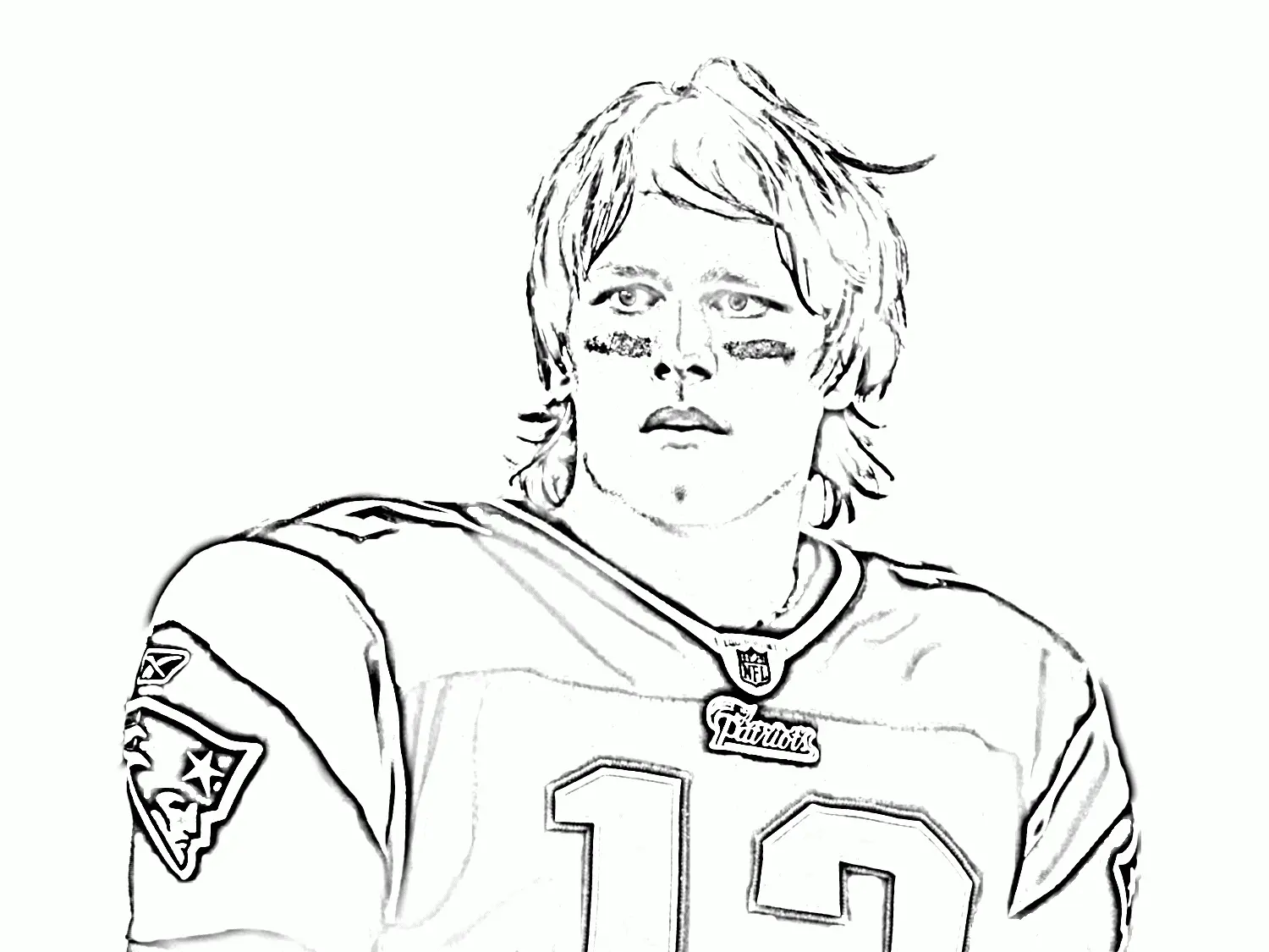 Ausmalbilder der New England Patriots 5