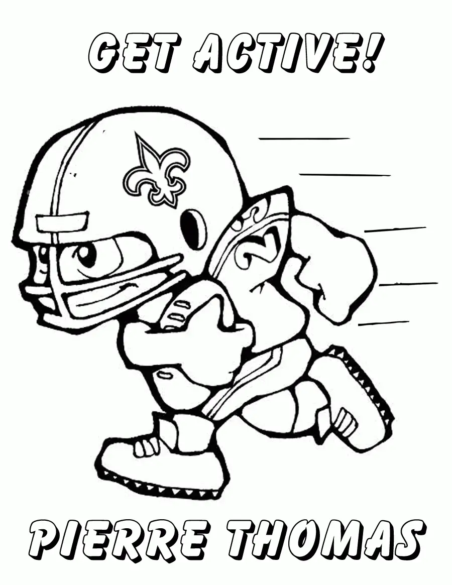 New Orleans Saints Coloring Pages