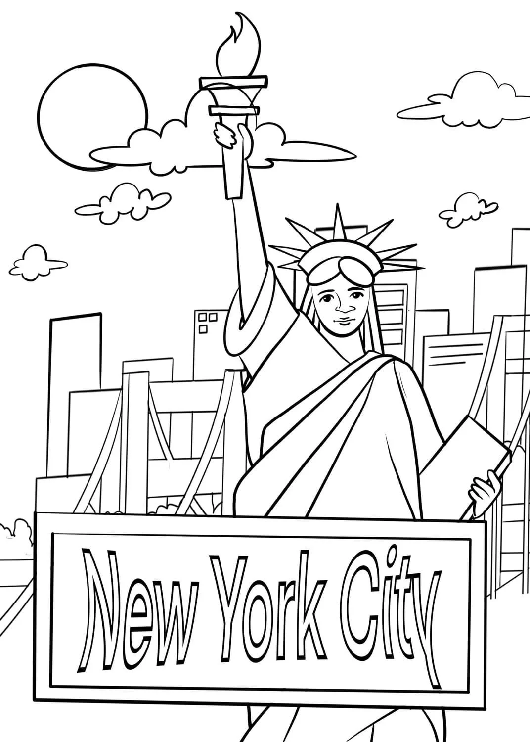 New York Coloring Pages 25