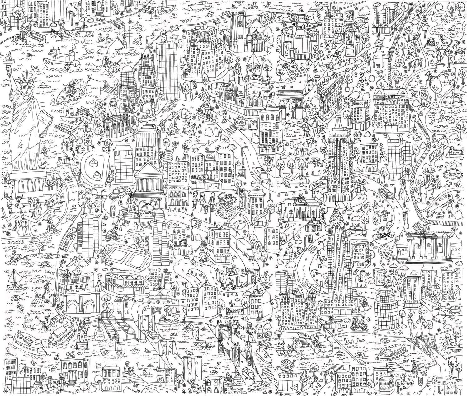 New York Coloring Pages 56
