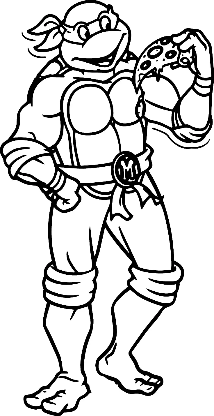 Ninja Turtles Coloring Pages 2