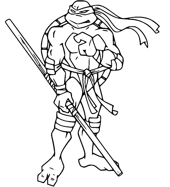Ninja Turtles Coloring Pages 56